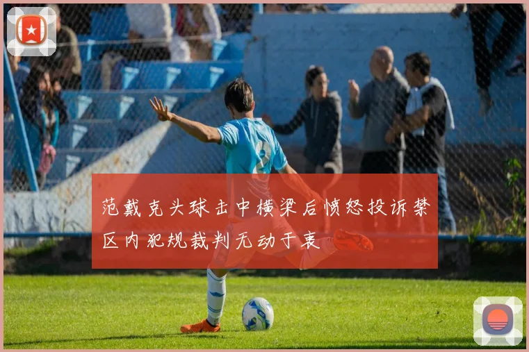 范戴克头球击中横梁后愤怒投诉禁区内犯规裁判无动于衷